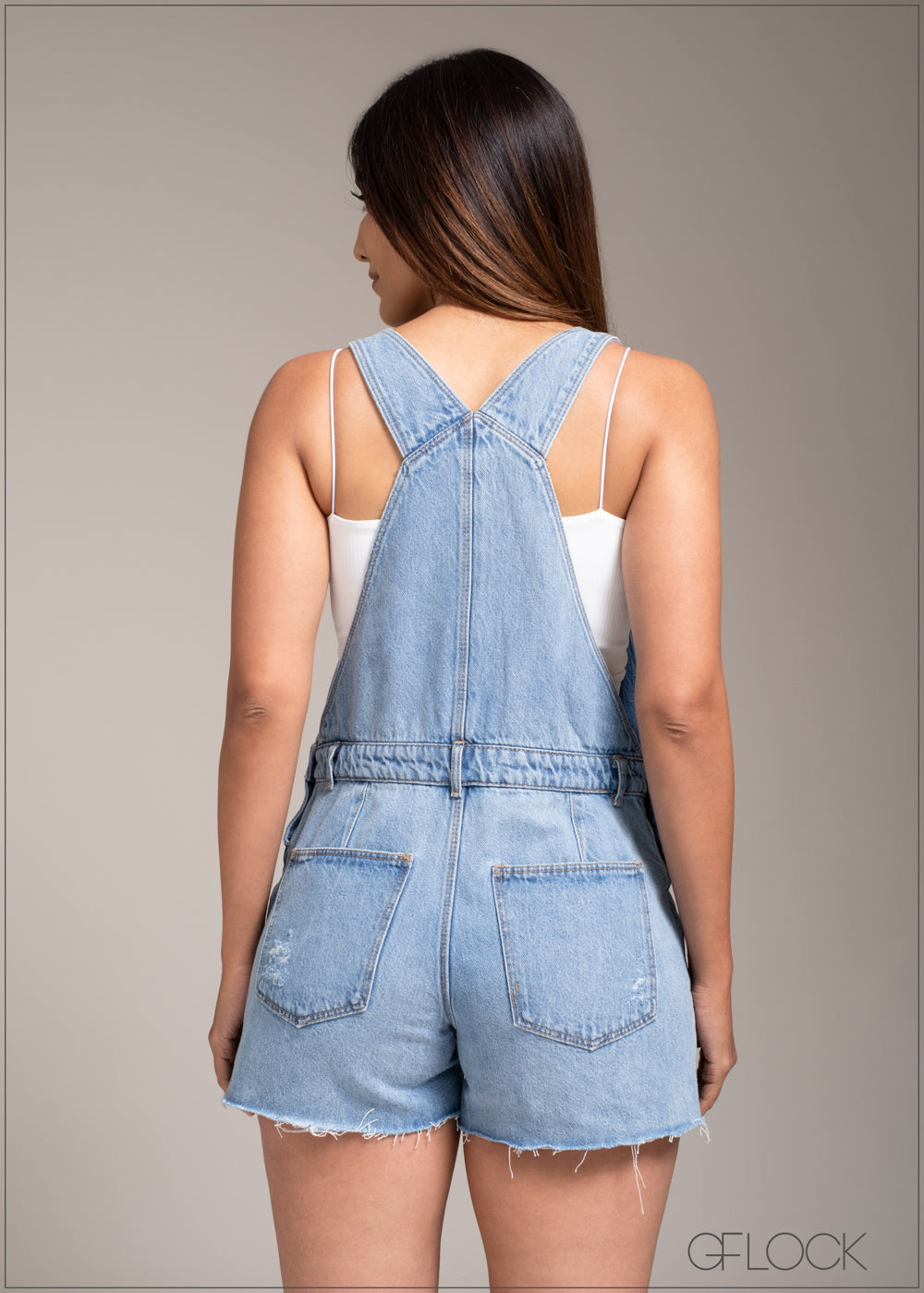 Light Wash Romper - 091222