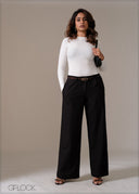 Low Waist Linen Pant - Short Length - 111225