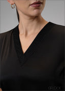 Lace Trim Top - 210725