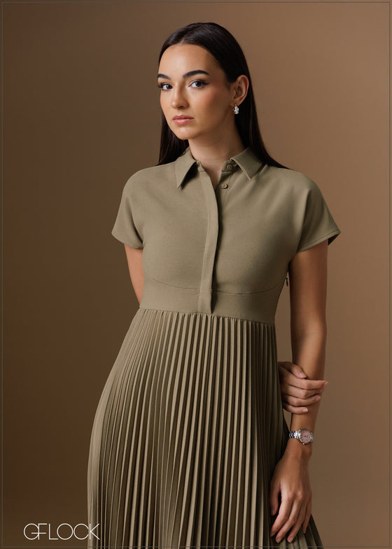 Pleated Dress - 120925