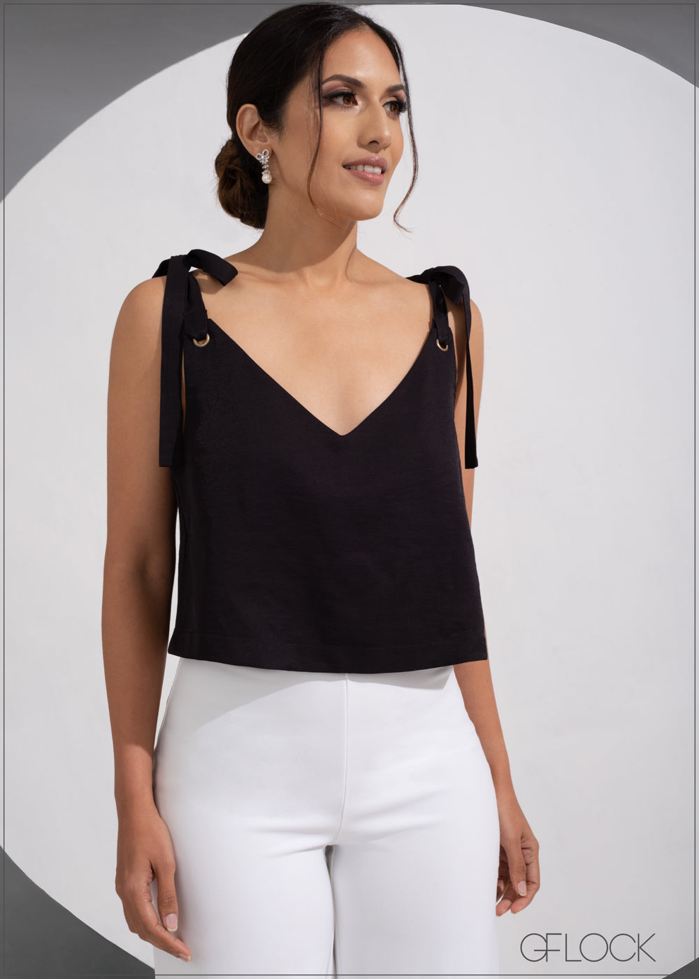 Strap Detail Crop Top - 190523