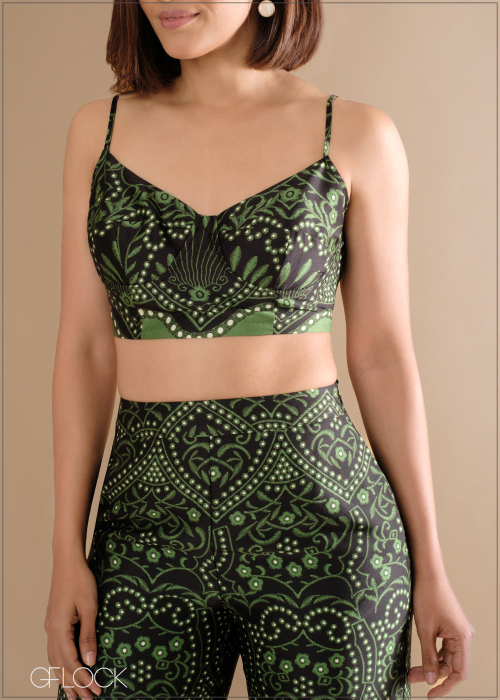 PRINTED BRALETTE TOP - 140324