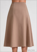 High Waist Midi Skirt - 170826