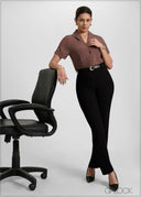 Lapel Collared Printed Top - 051026
