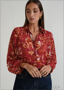 Collared Printed Shirt - 070926