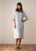 Loose Fit Button Down Dress - 030426