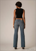 Low Waist Bootcut Jean - Long Length - 220826D