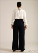 High Waist Pin-Tuck Pant - 261026