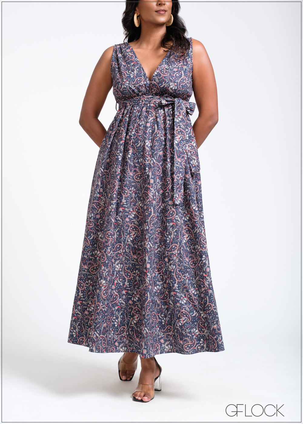 Shoulder Gathered Dress - 260525