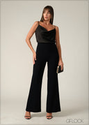 High Waist Bootleg Pant - 090326