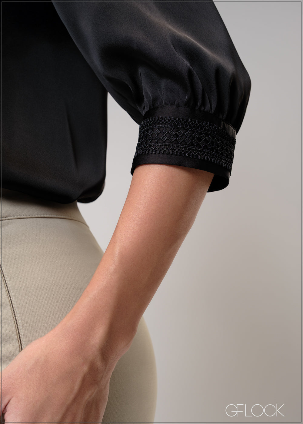 Lace Trim Top - 210725