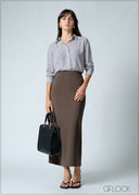 Long Pencil Skirt - 080626