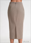 High Waist Pencil Skirt - 170826