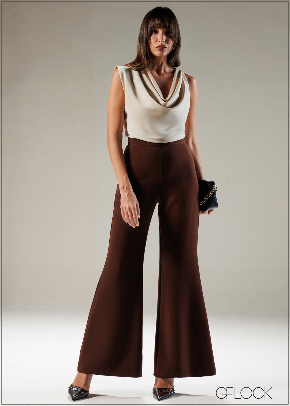 High Waist Bootleg Pant - 121225