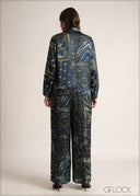 High Waist Wide Leg Pant - 190126