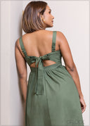 Back Detailed Dress - 230525