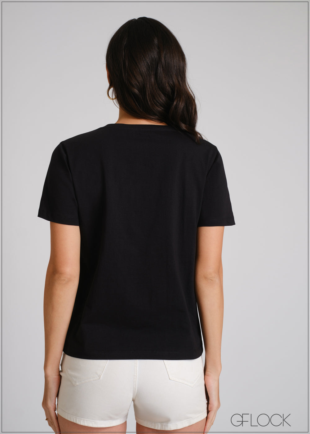 Sequin Embellished T-Shirt - 250425