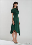 Asymmetric Midi Dress - 050626