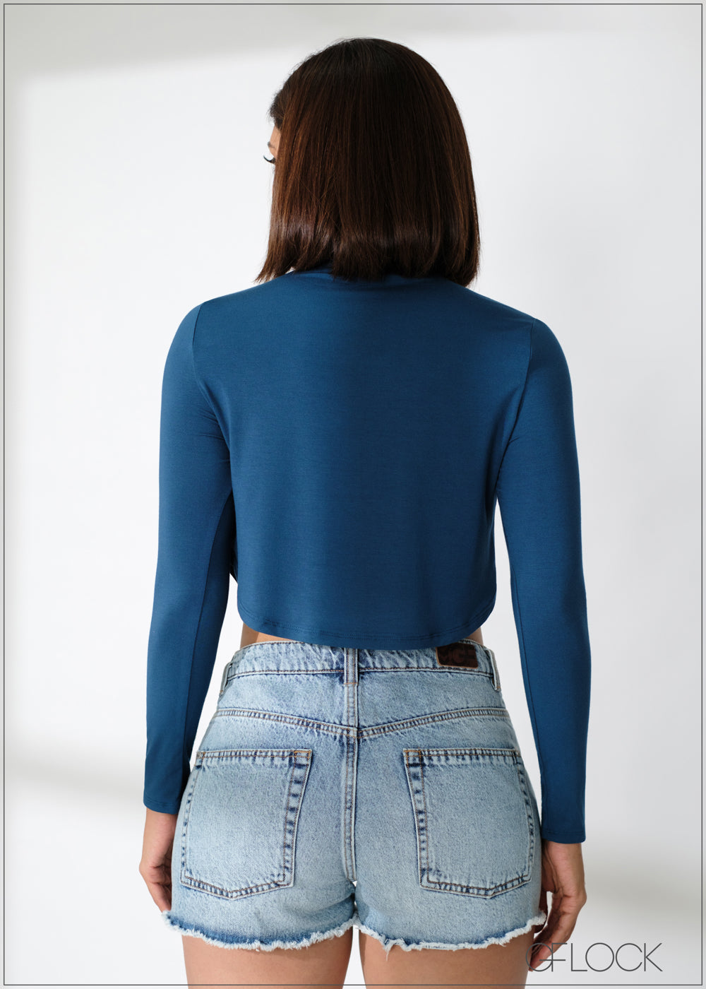 Curved Hem Detail Top - 220124