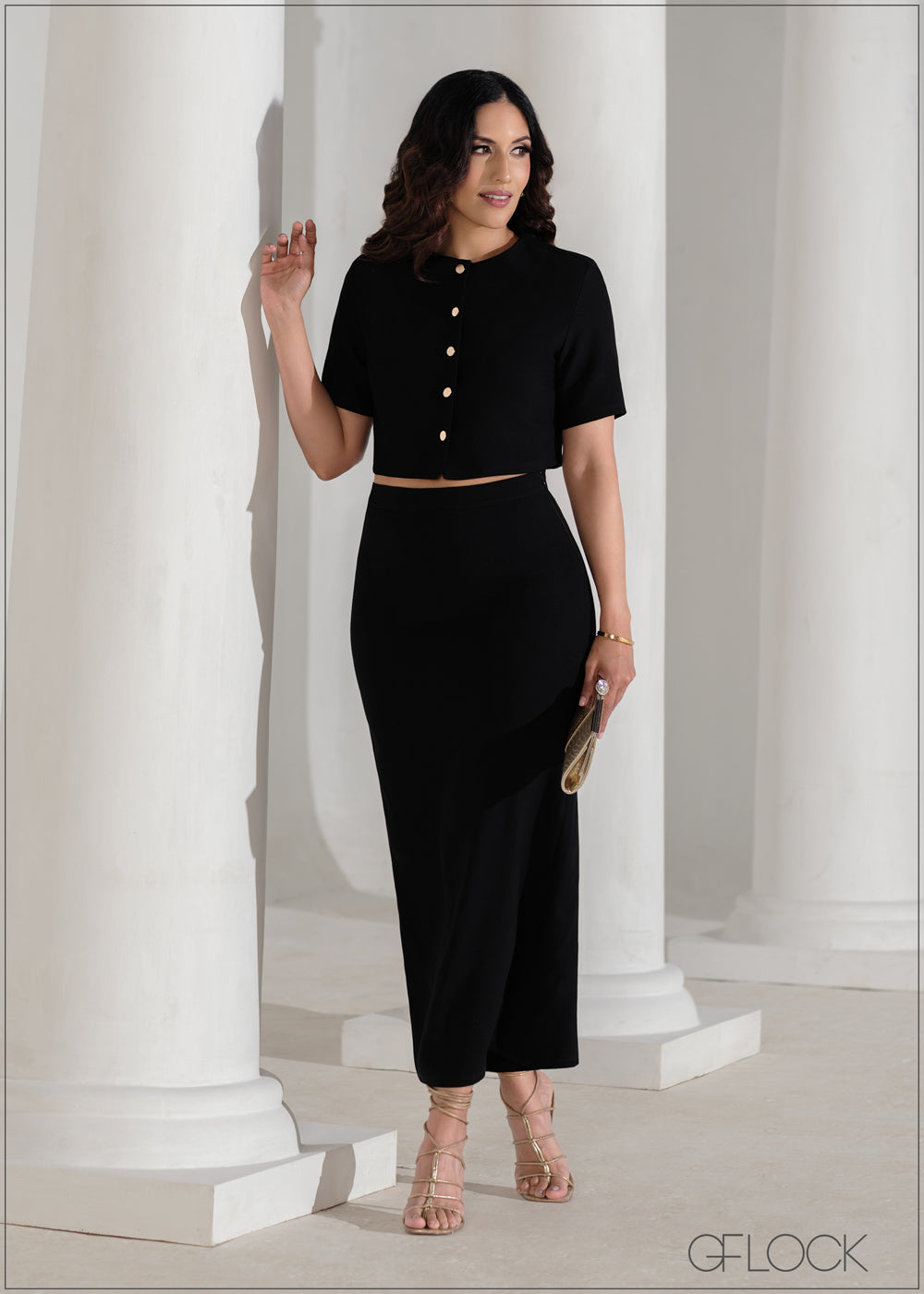 Long Pencil Skirt - 090625