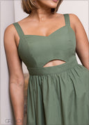 Back Detailed Dress - 230525