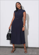 Pleated Dress - 070725