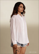 Cotton Oversized Shirt - 180526