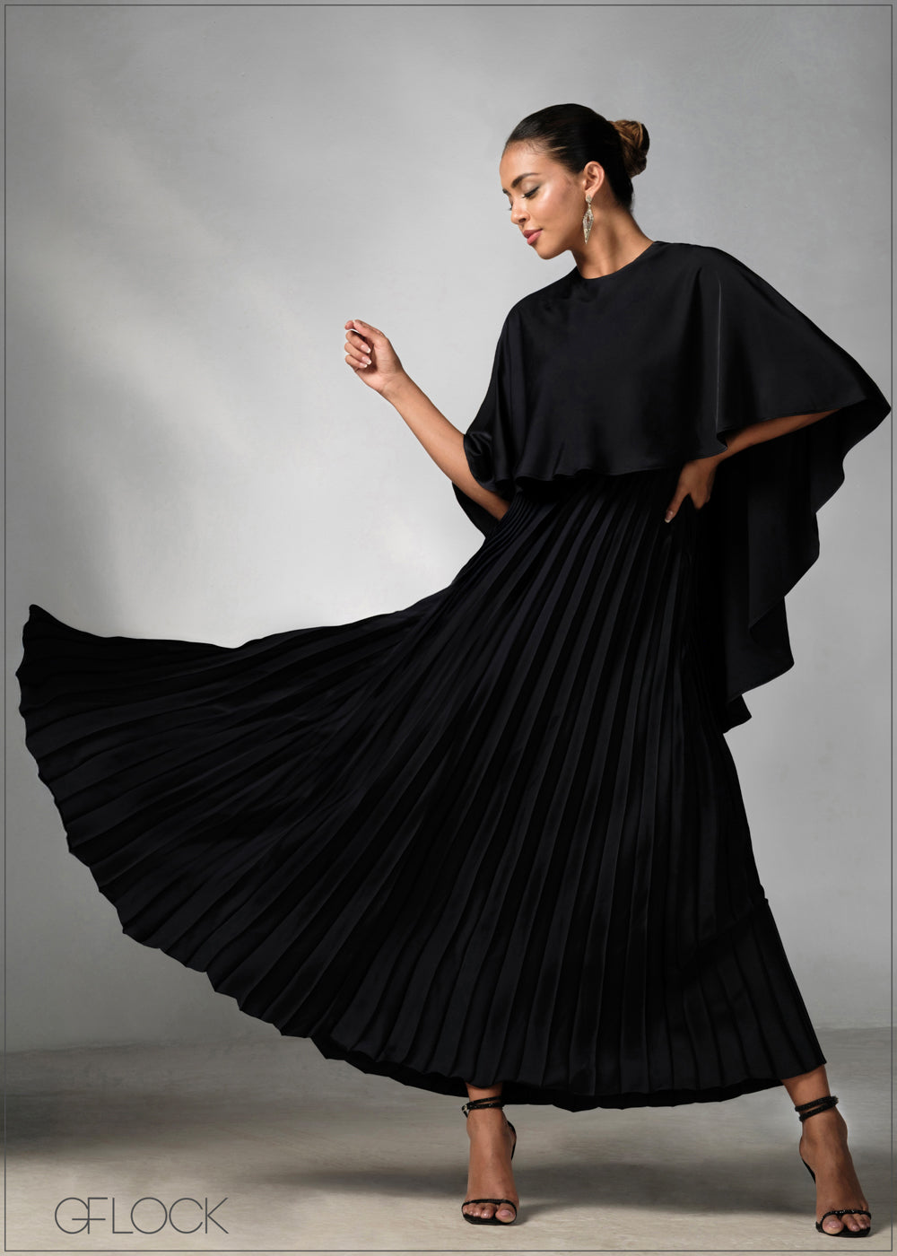 Pleated Maxi Dress - 270625