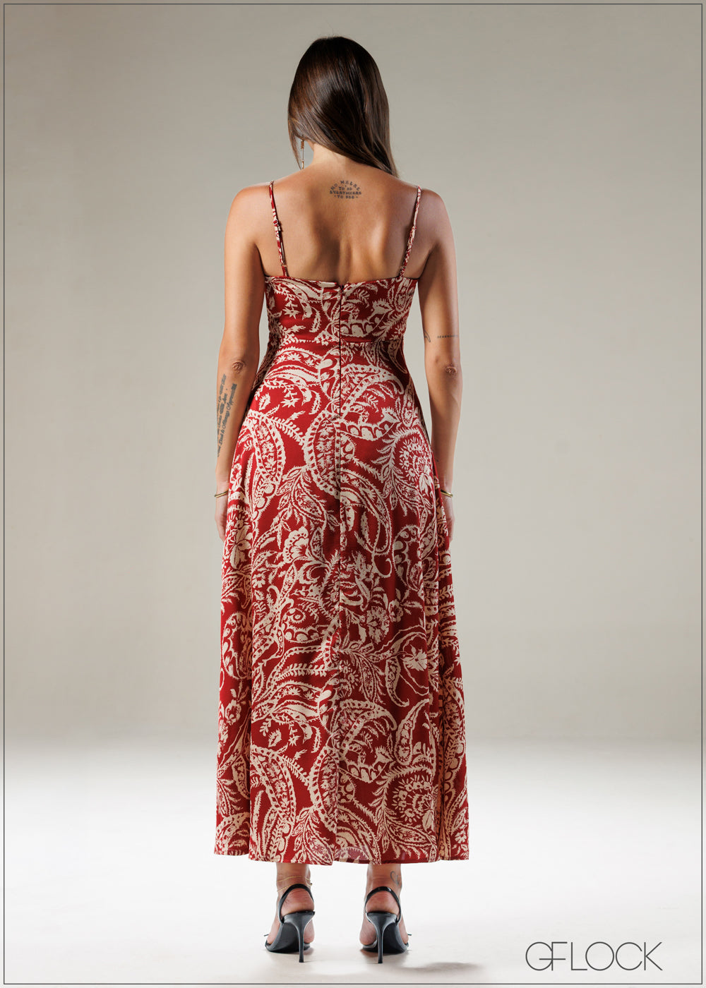 Strappy Midi Dress - 121225