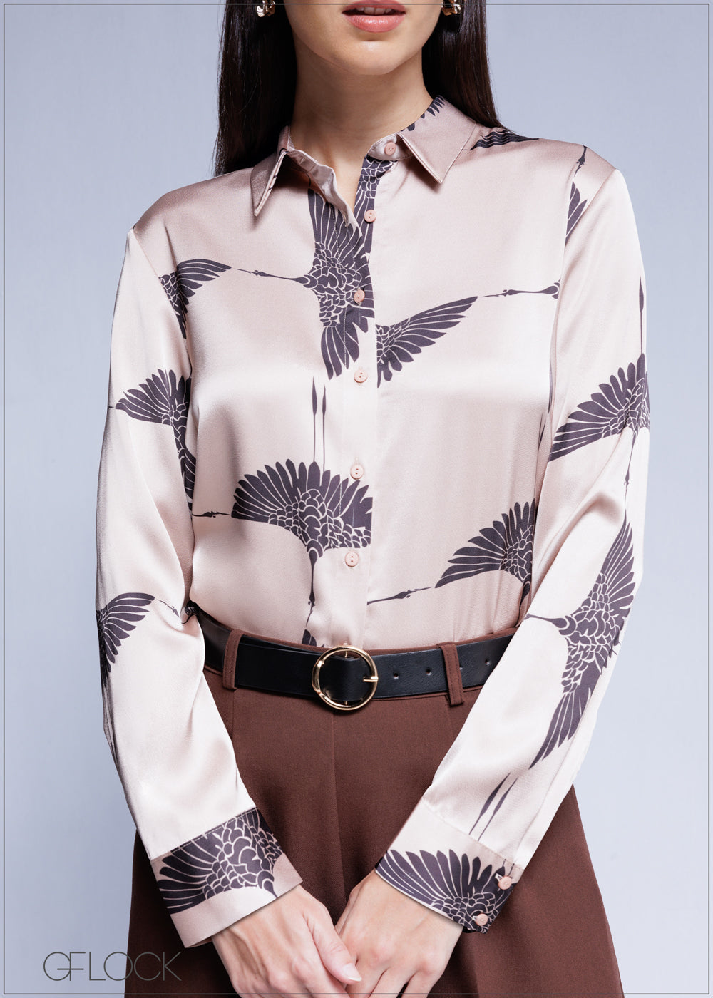 Printed Basic Shirt - 100425