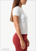 GFX Women Seamless Crew Neck T-Shirt - 310724