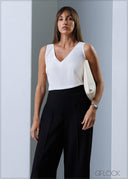 V-Neck Tank Top - 211125