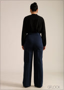 High Waist Detailed Pant - 261026