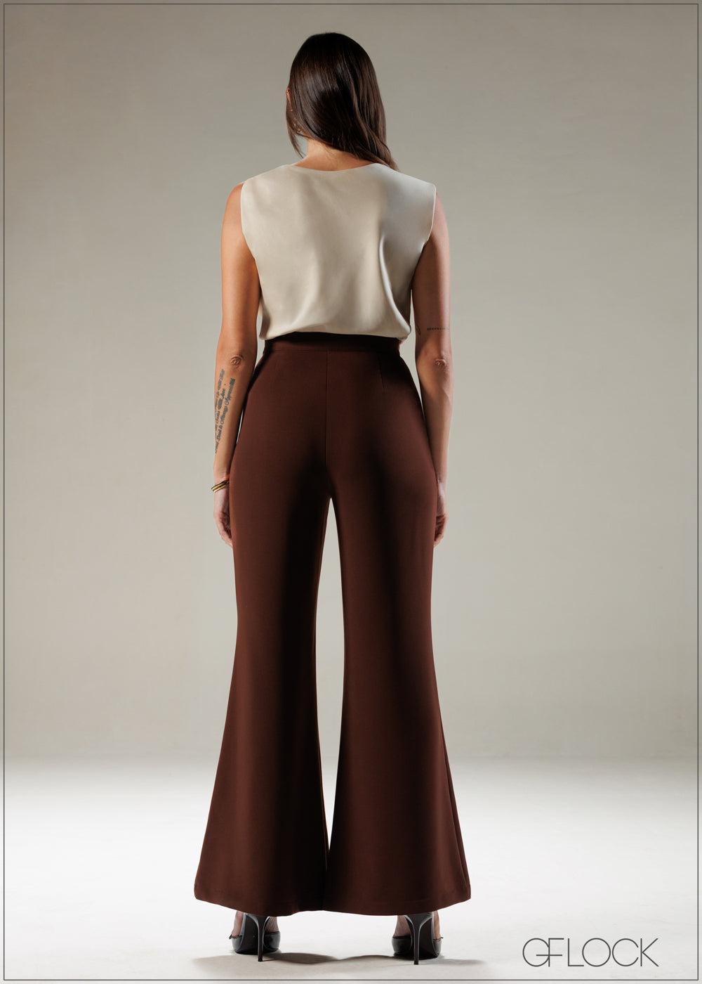 High Waist Bootleg Pant - 121225