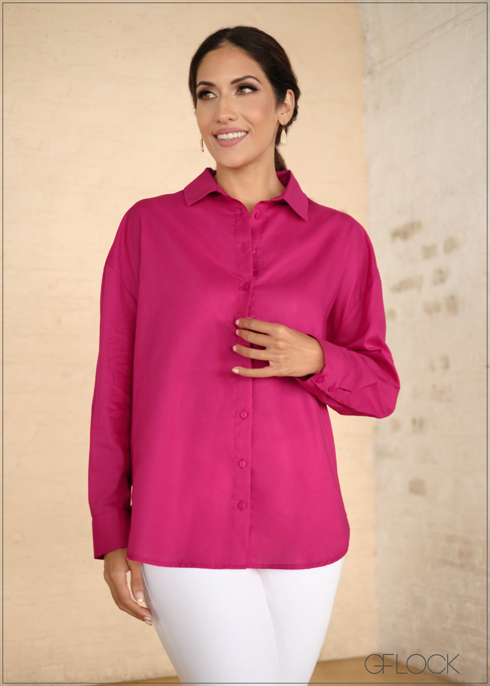 Oversized Cotton Shirt - 02 - 031123