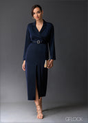 Front Slit Detailed Dress - 020525