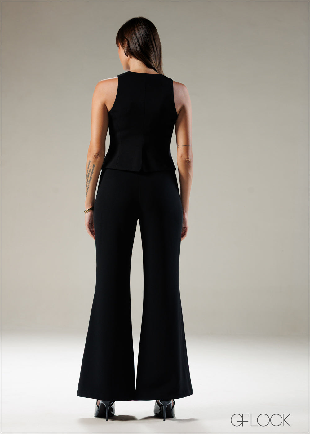 High Waist Bootleg Pant - 121225