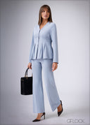 High Waist Straight Leg Pant - 230326