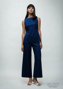 Boat Neck Tunic Top - 030426