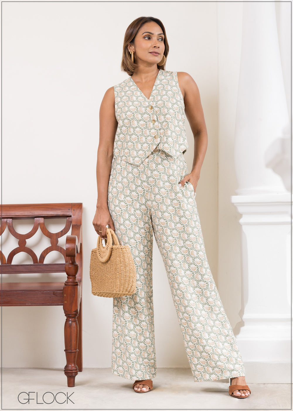 Printed Pant - 230525