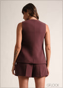 Sleeveless Waistcoat - 190126