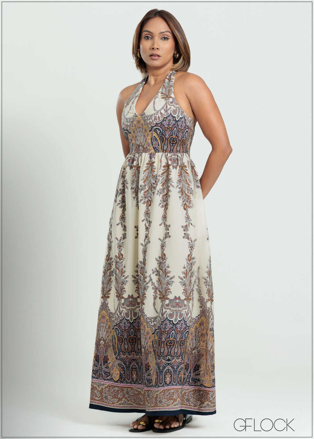 Halter Neck Dress - 090725