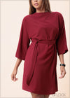 Three Quarter Sleeve Dress - 160525