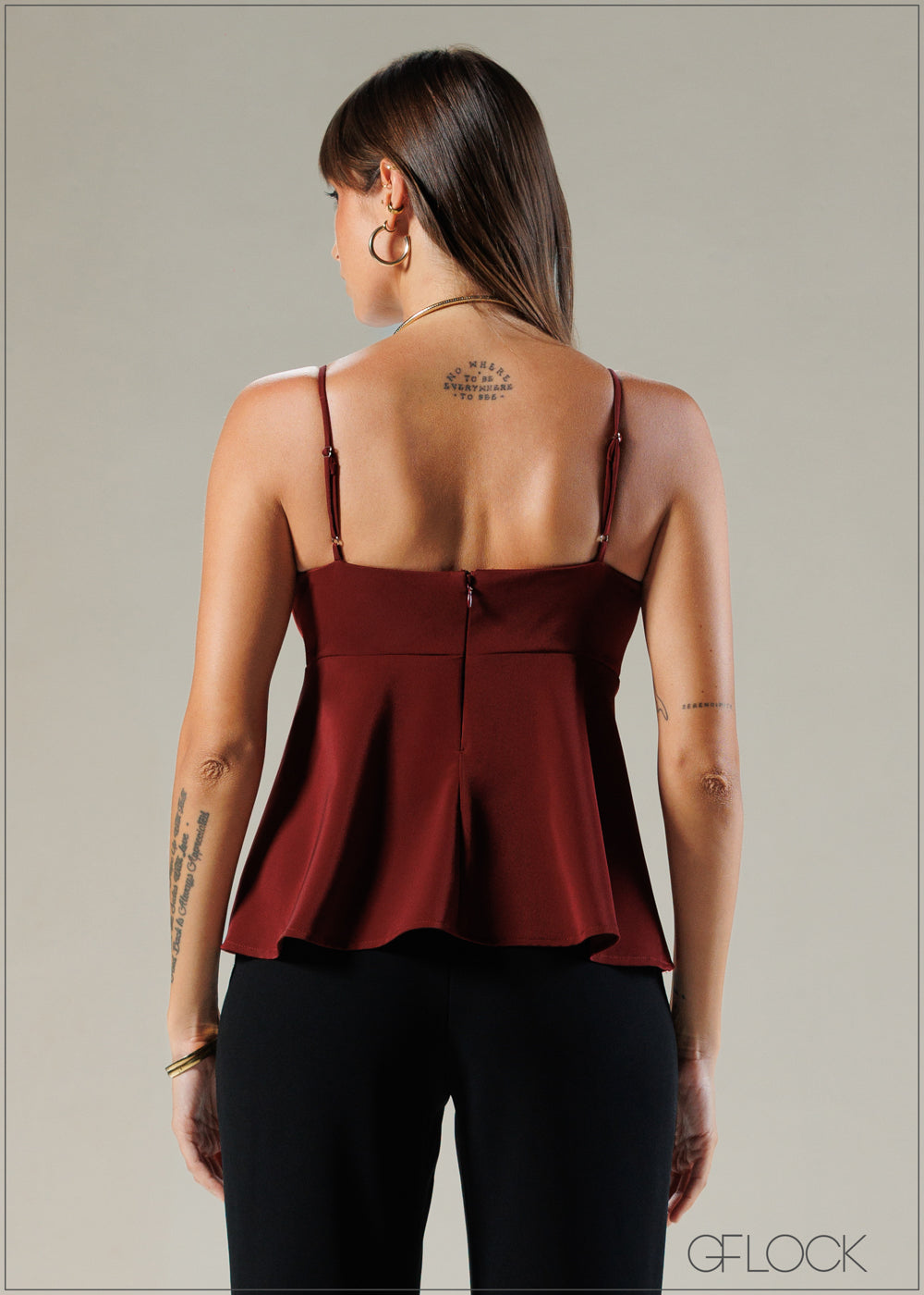 Strappy Flare Top - 121225