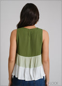 Color-Block Tiered Top - 250425