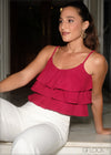 Layered Ruffle Cami Top - 131224