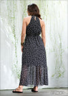 Polka Dot Maxi Dress - 011124