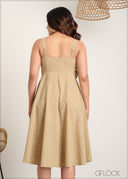 Printed Corset Dress - 060625