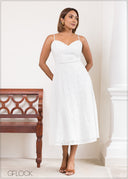 Cutlawn Strappy Dress - 230525
