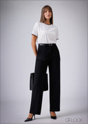 Straight Leg Pant With Pockets - 230326
